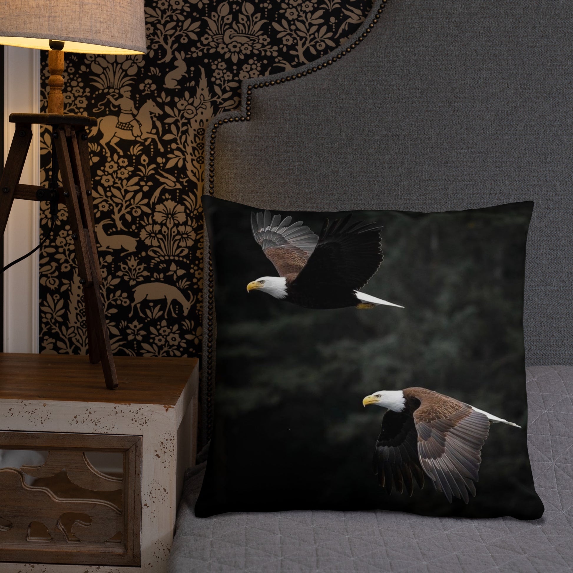 Soaring Eagles Pillow - TSlater Designs