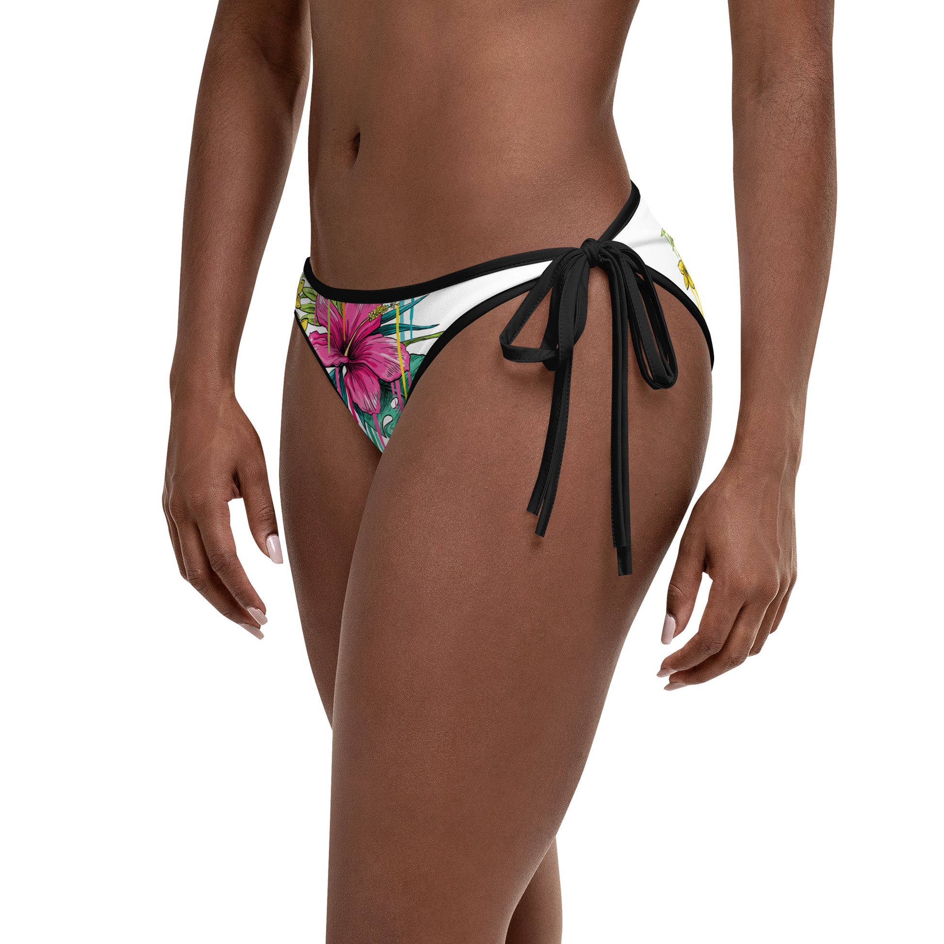 Hibiscus Heat Bikini Bottom - TSlater Designs