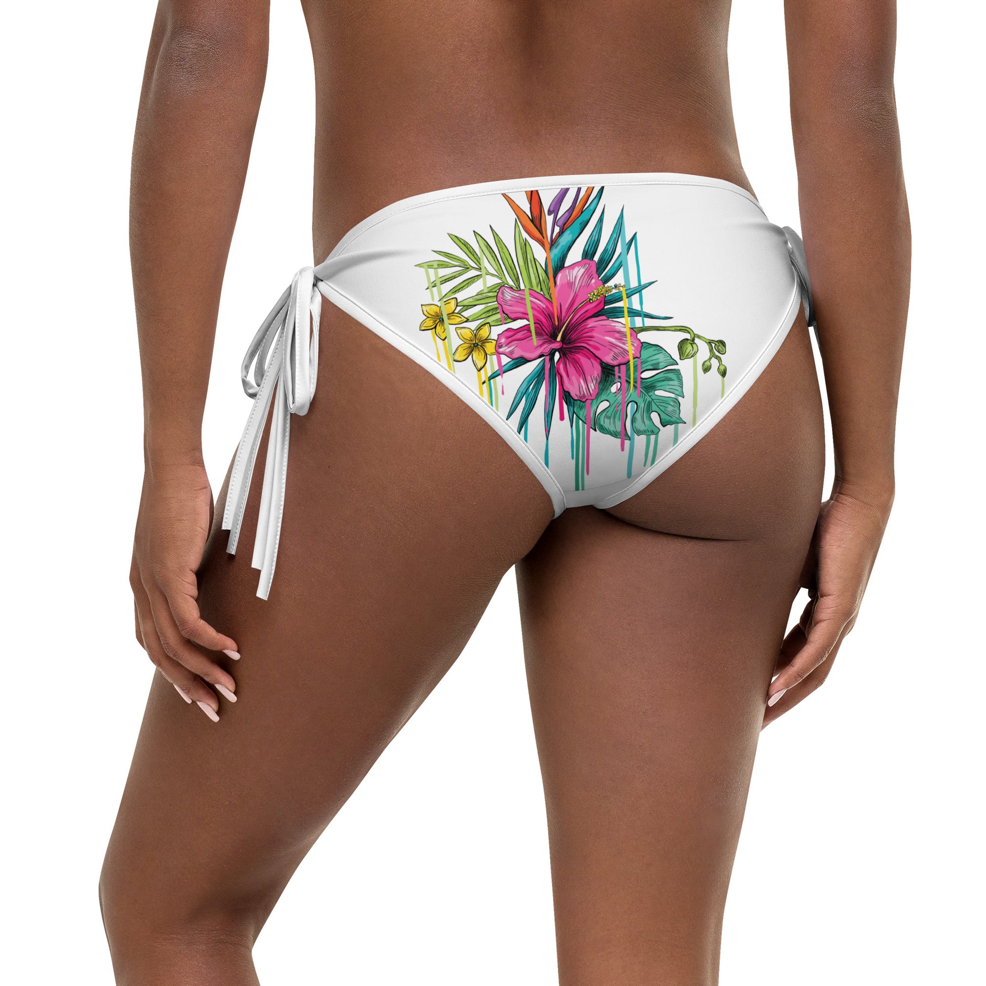 Hibiscus Heat Bikini Bottom - TSlater Designs