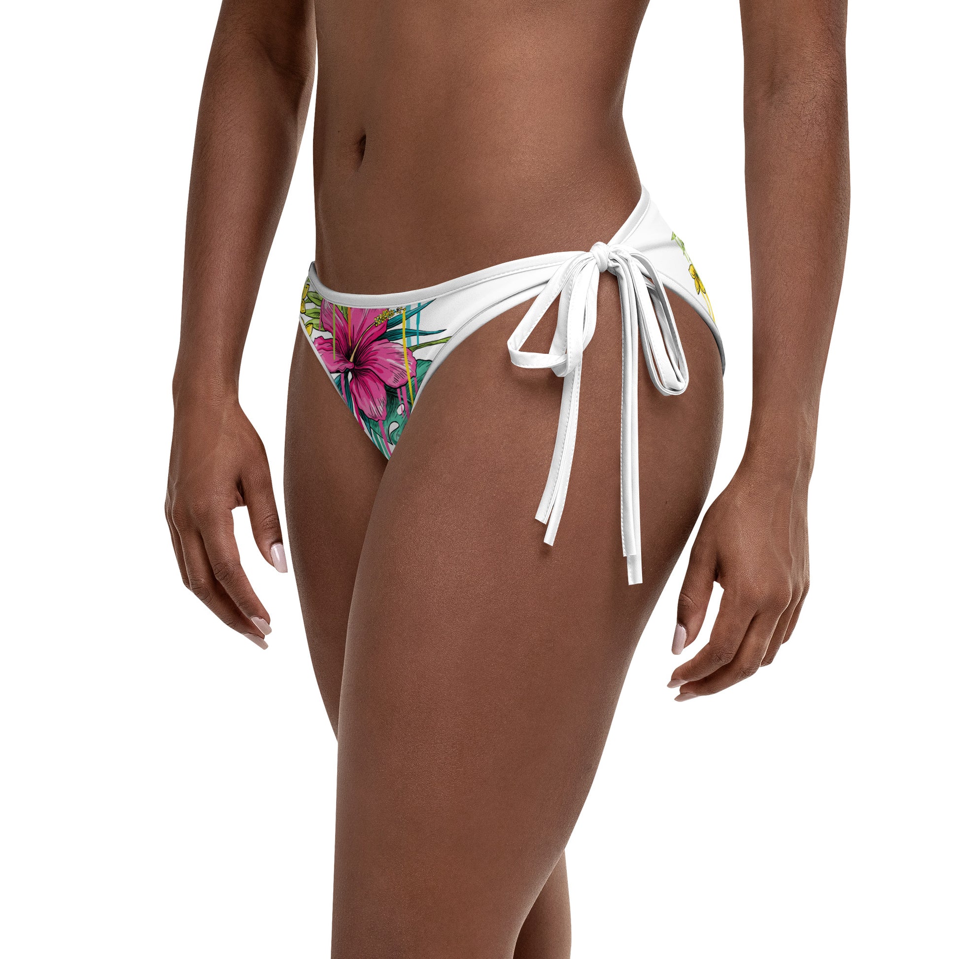 Hibiscus Heat Bikini Bottom - TSlater Designs