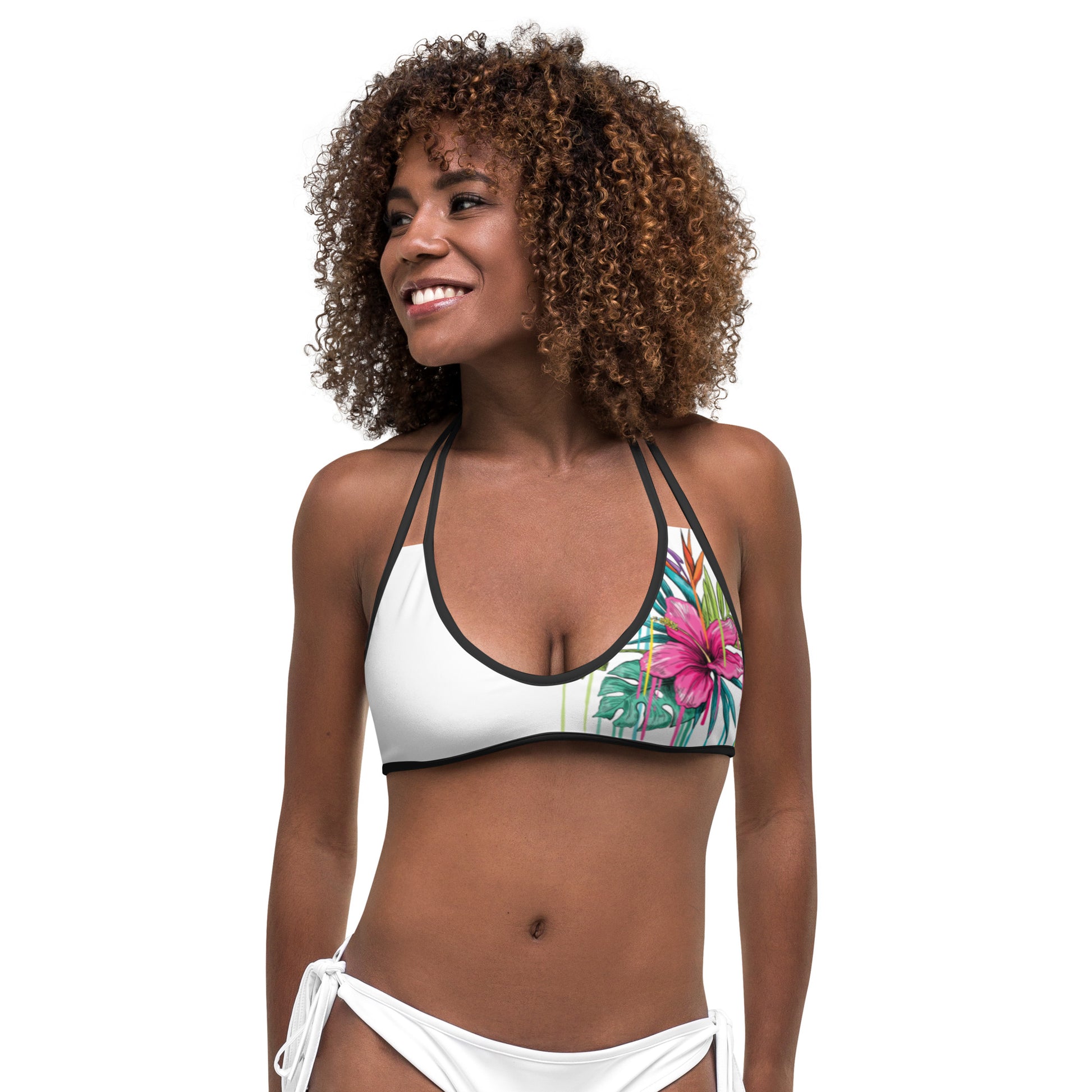 Hibiscus Heat Bikini Top - TSlater Designs