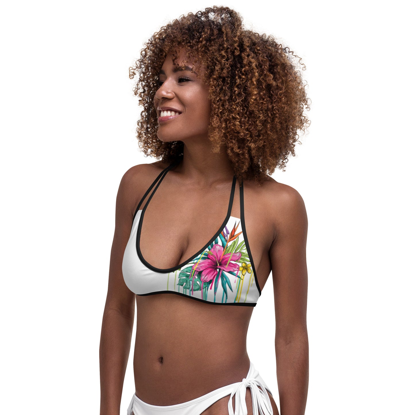 Hibiscus Heat Bikini Top - TSlater Designs