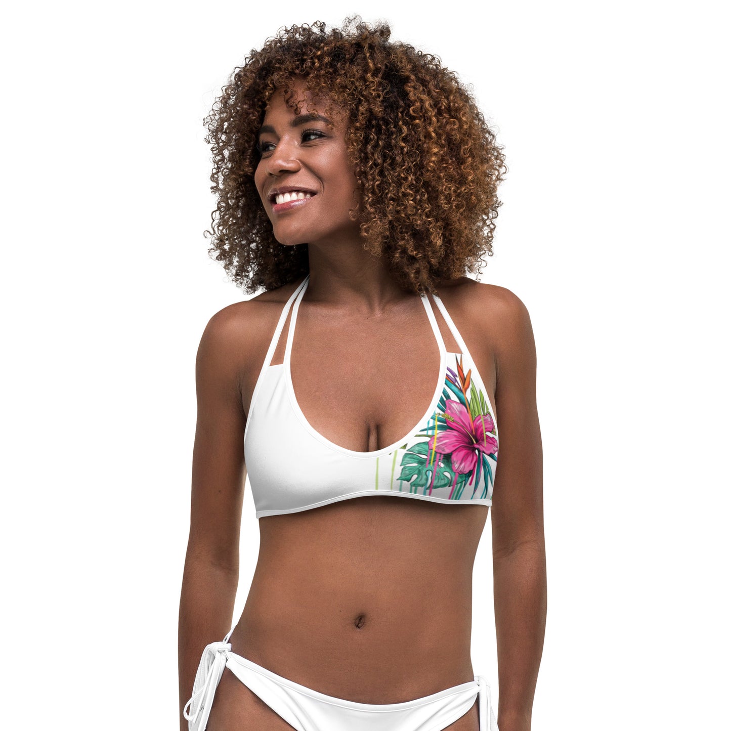 Hibiscus Heat Bikini Top - TSlater Designs