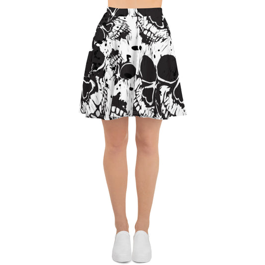 Manic Skull Skater Skirt - TSlater Designs