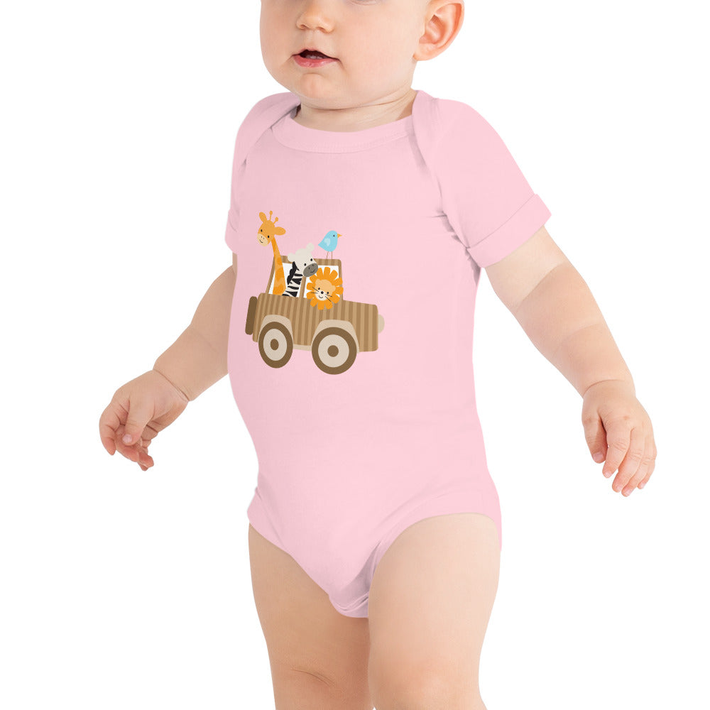 Safari Friends Baby Onsie - TSlater Designs