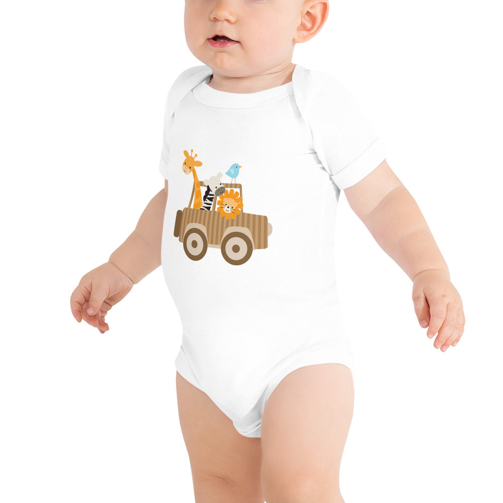 Safari Friends Baby Onsie - TSlater Designs