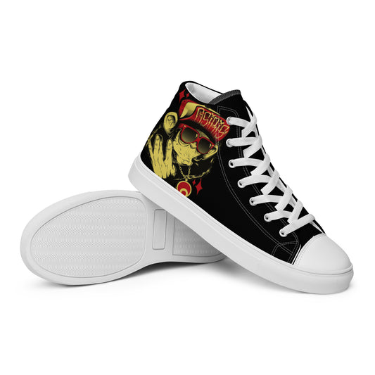 Chump Chimp Men’s high top canvas shoes - TSlater Designs